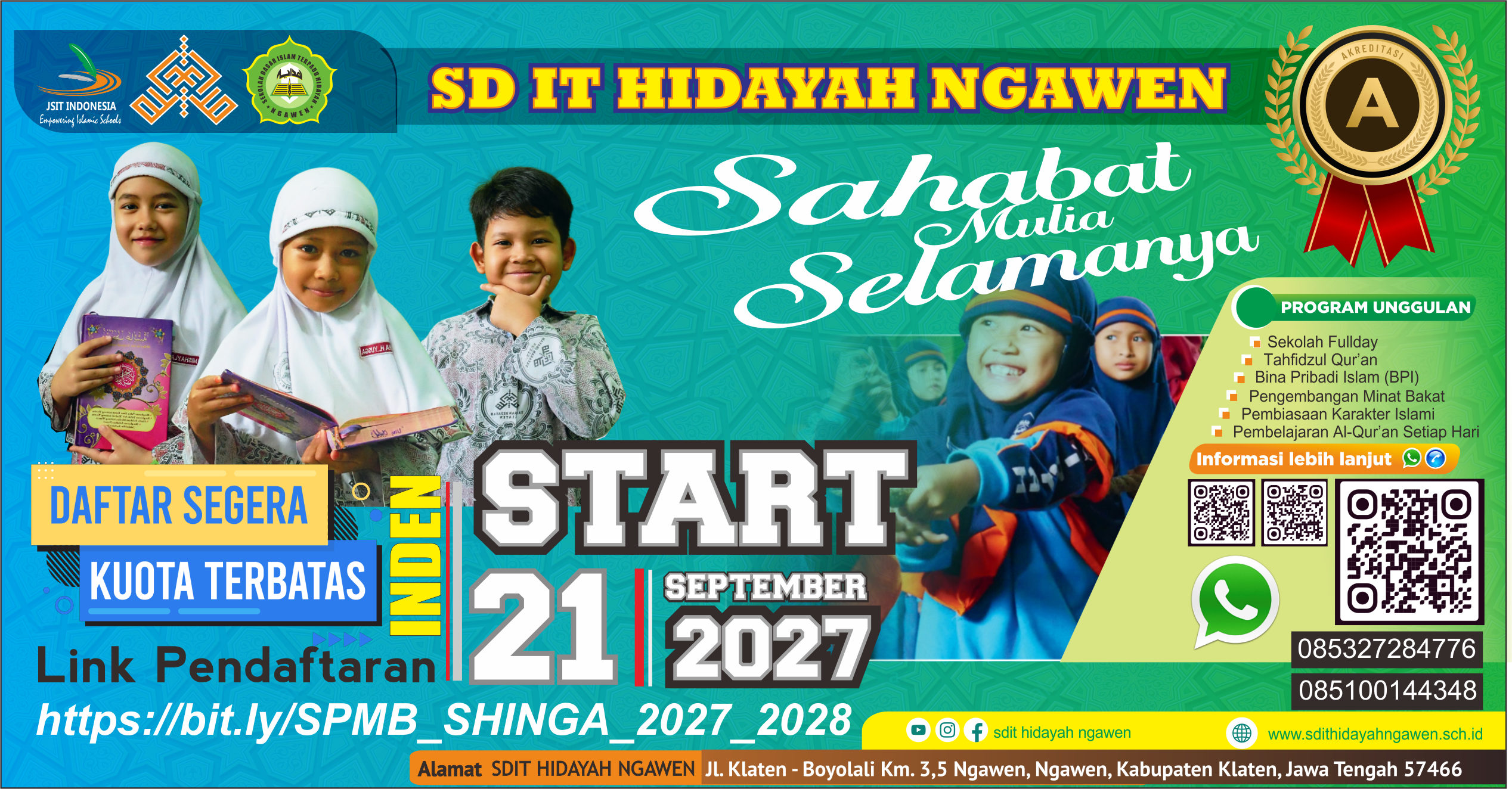 TERBATAS! SEGERA AKSES SPMB SD IT Hidayah Ngawen 2027